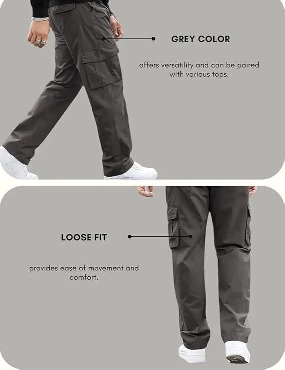 Hufreind MENS premium cargo in black | comfertable and stylish