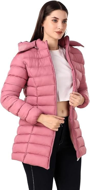 Women's Quilted Puffer Jacket, Lightweight and Comfortable for Daily Use