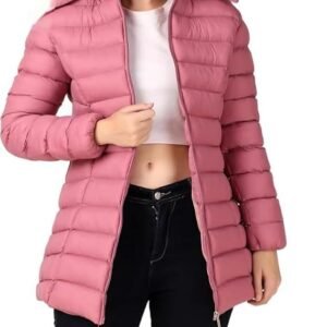 Women’s Quilted Puffer Jacket, Lightweight and Comfortable for Daily Use