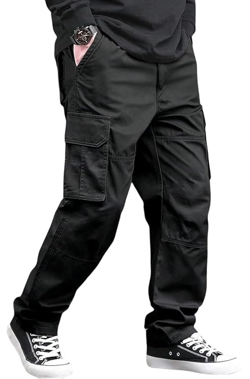 Hufreind MENS premium cargo in black | comfertable and stylish