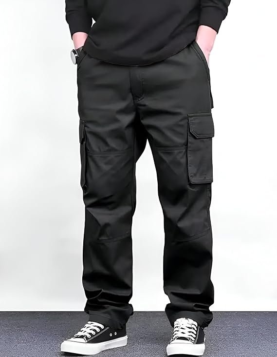 Hufreind MENS premium cargo in black | comfertable and stylish