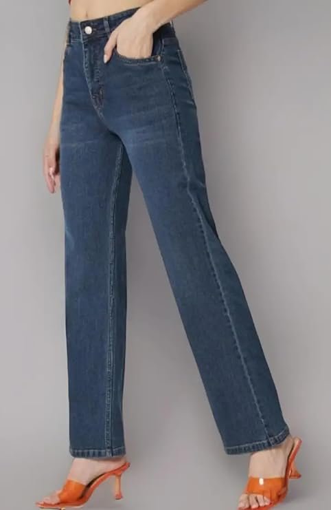 Women's Premium High-Rise Stretch Denim Jeans - Stylish, Comfortable & Durable - Perfect for Everyday and Casual Wear