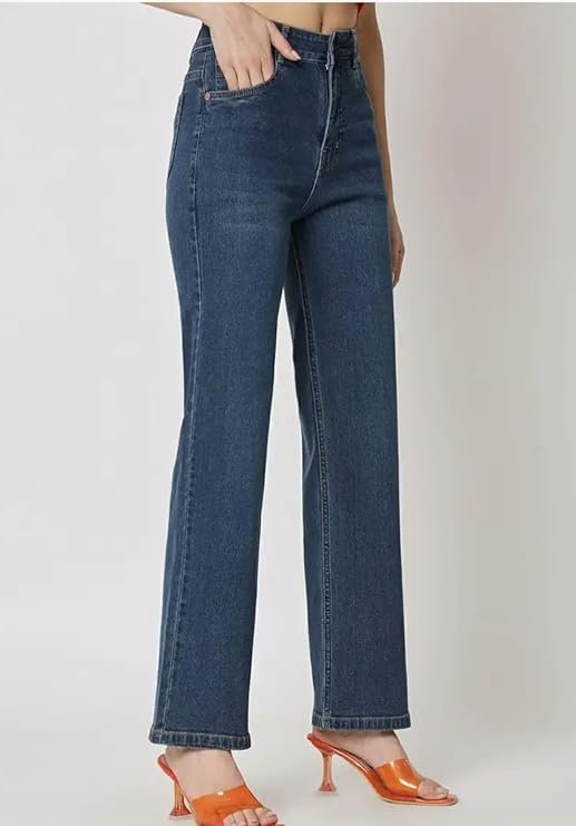 Women's Premium High-Rise Stretch Denim Jeans - Stylish, Comfortable & Durable - Perfect for Everyday and Casual Wear