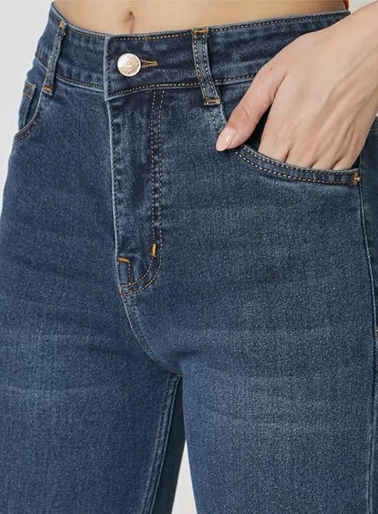 Women's Premium High-Rise Stretch Denim Jeans - Stylish, Comfortable & Durable - Perfect for Everyday and Casual Wear